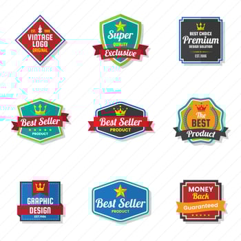 Vintage Retro Vector Logo for banner