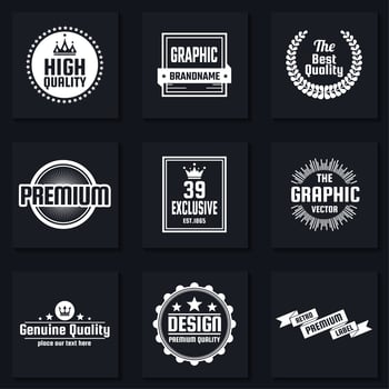 Vintage Retro Vector Logo for banner