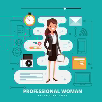 Professional Woman vector