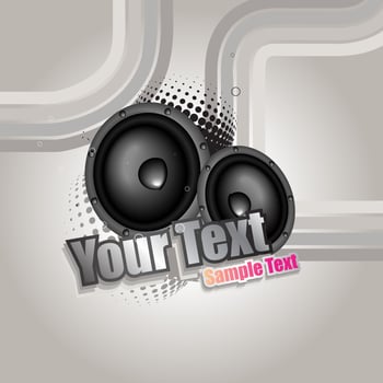 vector speaker art