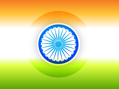 indian flag design illustration vector