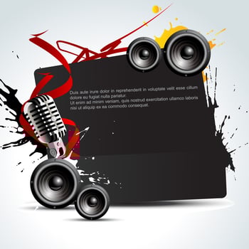vector music background