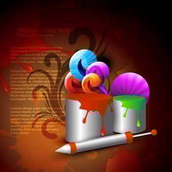 holi background vector