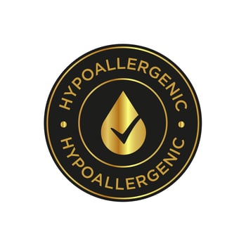 Hypoallergenic icon vector
