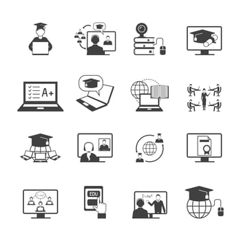 Online Education Icon vector