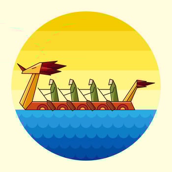 dragon boat festival vector