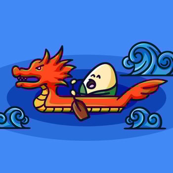 dragon boat festival vector