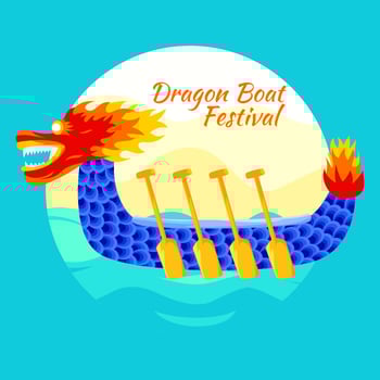 dragon boat festival vector