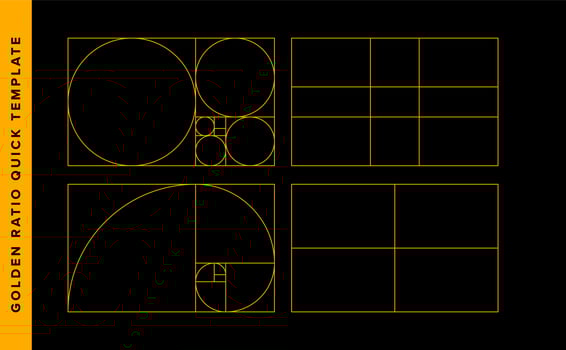 Golden Ratio Vector Design Template