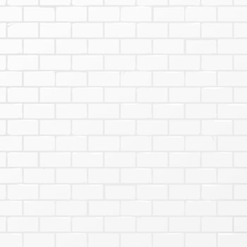 White Brick Wall Vector Background