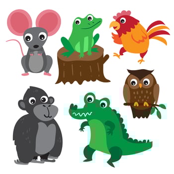 animals character vector design