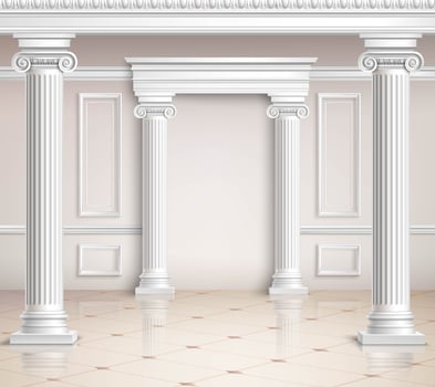 Classic Hall Design vector