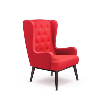 Chair Realistic Icon vector