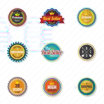 Vintage Retro Vector Logo for banner