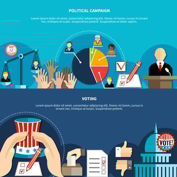 Government Elections Concept  vector