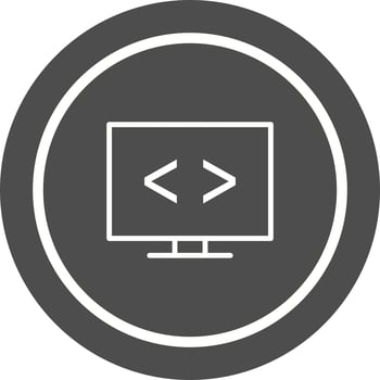 Code optimization Icon Design vector