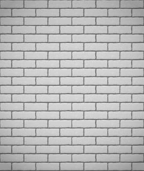 wall of white brick seamless background vector