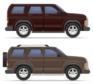 suv car vector illustration