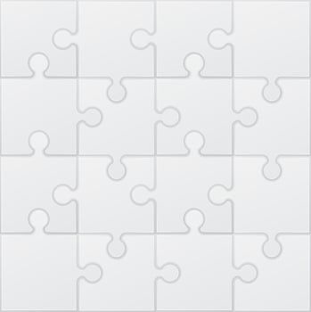 square puzzle vector illustration