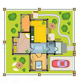 Color Plan country vector