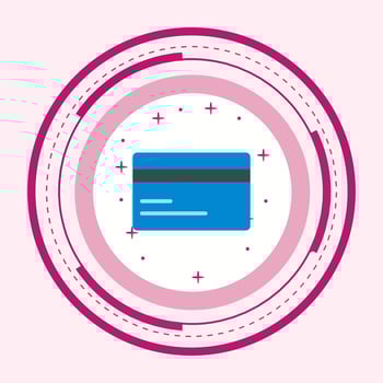 Credit Card Icon Design vector