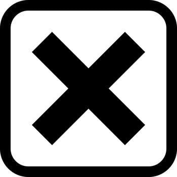 Cancel Icon Design vector