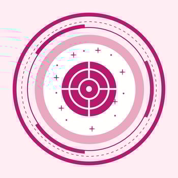Target Icon Design vector