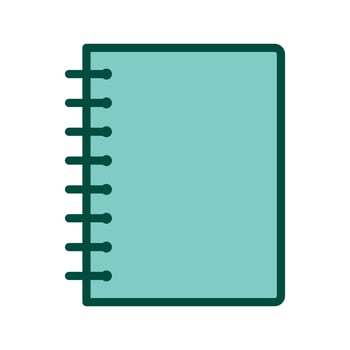 Spiral Notebook Icon Design vector