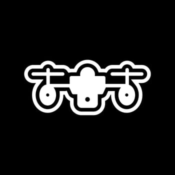 Drone Icon Design vector