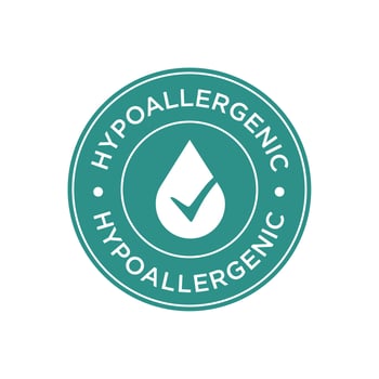 Hypoallergenic  icon vector