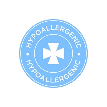 Hypoallergenic  icon vector