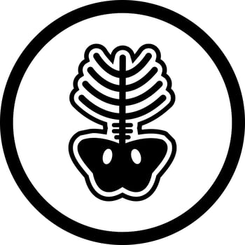 Xray Icon Design vector