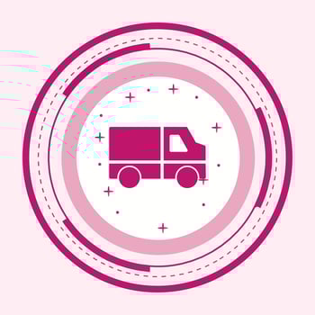  Van Icon Design vector