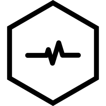 Pulse Rate Icon Design vector