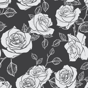 Rose Seamless pattern, flower seamless pattern, vector floral seamless pattern
