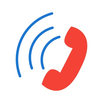 Active Call Icon Design vector
