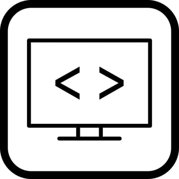 Code optimization Icon Design vector