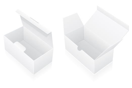 packing box vector illustration