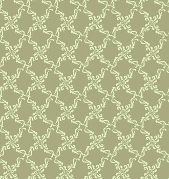 Floral geometric pattern. retro oriental flourish ornament. vector