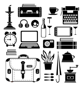Travel  set vector