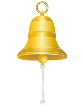 ship bell vector illustration