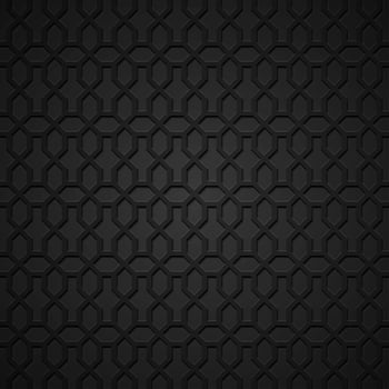 Islamic Geometric Black Background vector