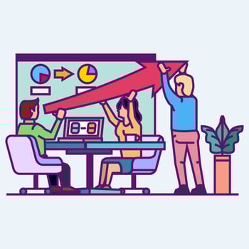 Cooporate Goals vector