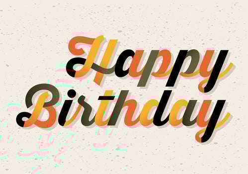 Happy Birthday Vector Design