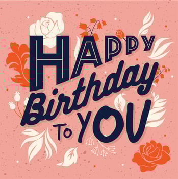 Happy Birthday Vector Design