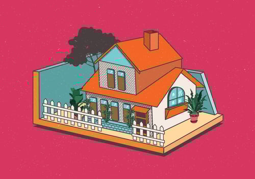 Isometric House  vector