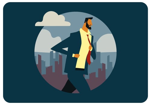 Succes Businessman Vector