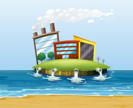 A polluted environment vector