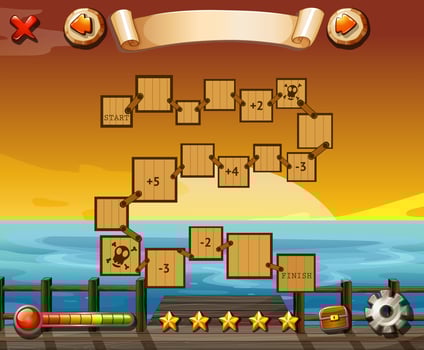 Puzzle game vector