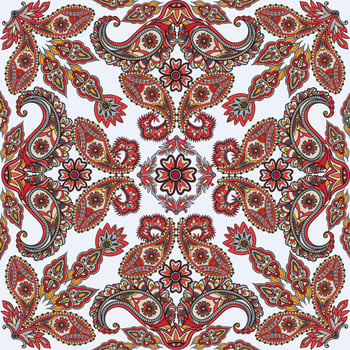 Floral seamless background. Oriental ornament. Flower pattern. vector
